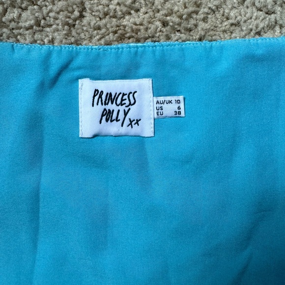 Princess Polly Blue Corset Top - Picture 3 of 5